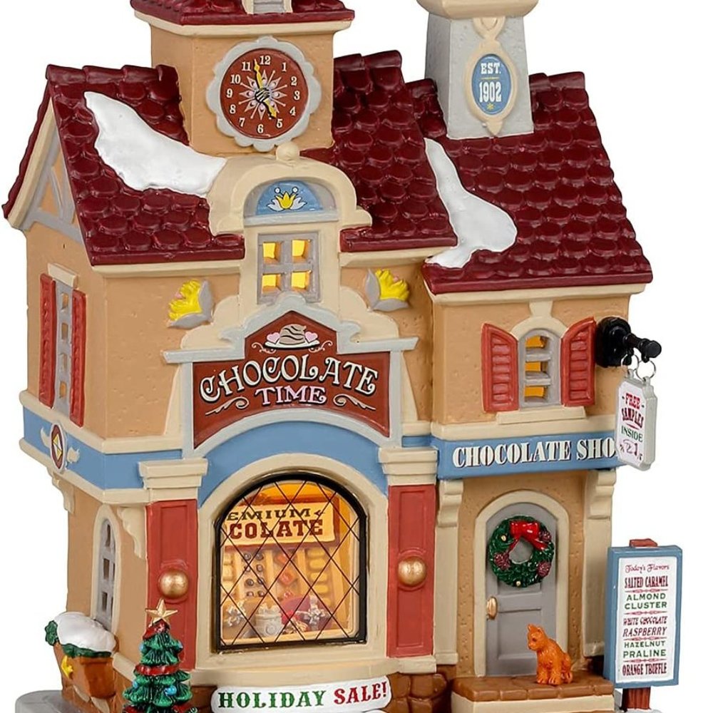 Lemax Christmas Collection Chocolate Time Caddington Village Building 2021 NEW